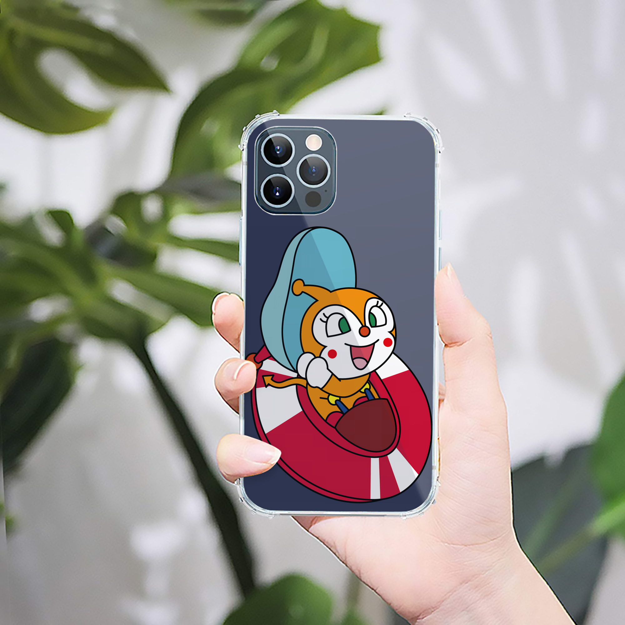 （画像用） アンパンマン Anpanman 【iPhone 12シリーズ対応】透明スマホケース（クリアソフトケース）